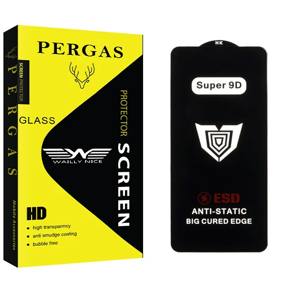 محافظ صفحه نمایش وایلی نایس مدل Super 9D Pergas2 مناسب برای گوشی موبایل هوآوی Pura 80 Pro Plus 5G