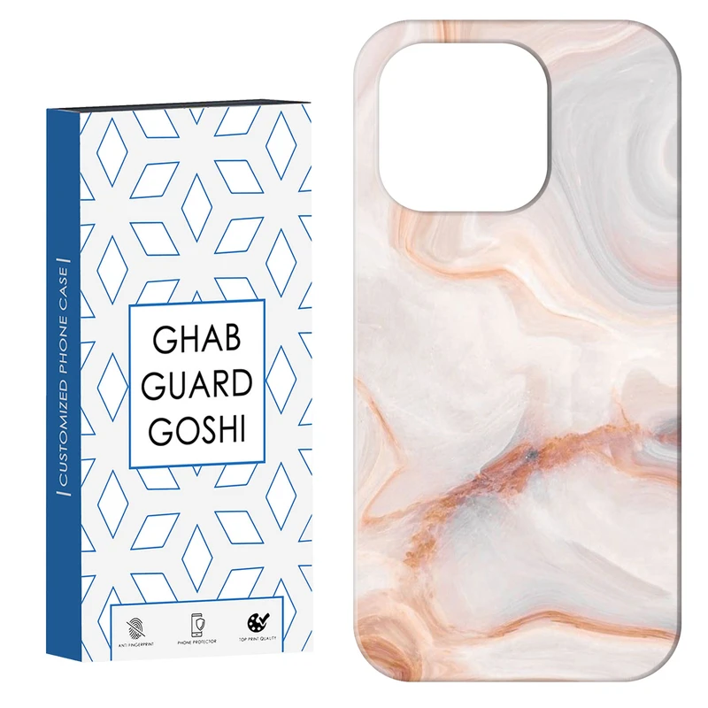 کاور قاب گارد گوشی طرح سنگی کد Dimo-032 مناسب برای گوشی موبایل اپل IPHONE 15 PRO