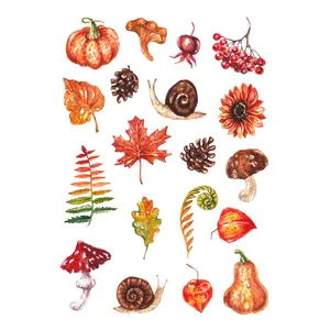 برچسب مدل پاییز مجموعه 19 عددی