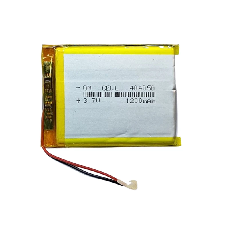 باتری لیتیومی قابل شارژ دی ام سل مدل 404050 ظرفیت 1200 میلی‌ آمپر ساعت