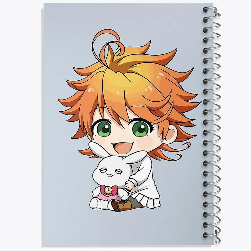 دفتر نت موسیقی 50 برگ خندالو مدل نورلند انیمه ناکجا آباد موعود Promised Neverland کد 10111