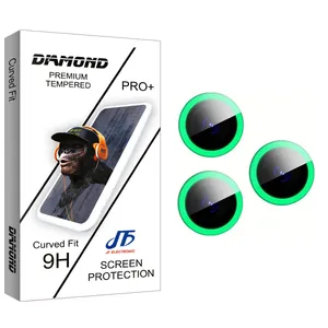 محافظ لنز گوشی جی اف مدل Diamond GlassBLACKLIGHT مناسب برای گوشی موبایل اپل iPhone 13 pro