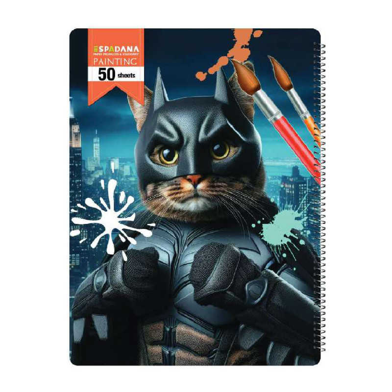 دفتر نقاشی 50 برگ اسپادانا کد 5010 مجموعه 12 عددی
