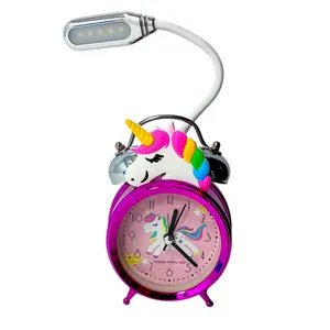 ساعت رومیزی کودک مدل چراغ دار کد 392