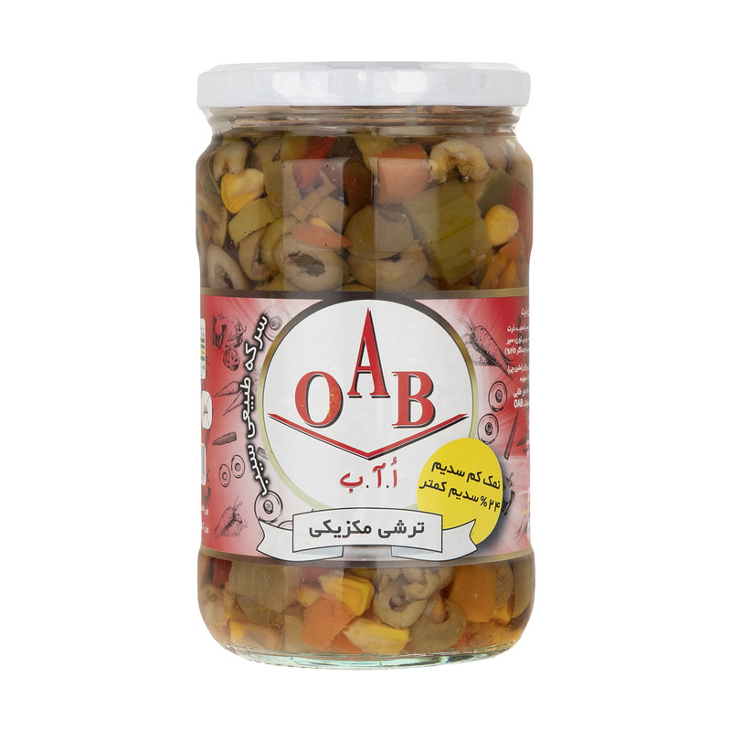 ترشی مکزیکی اٌ آ ب مقدار 700 گرم