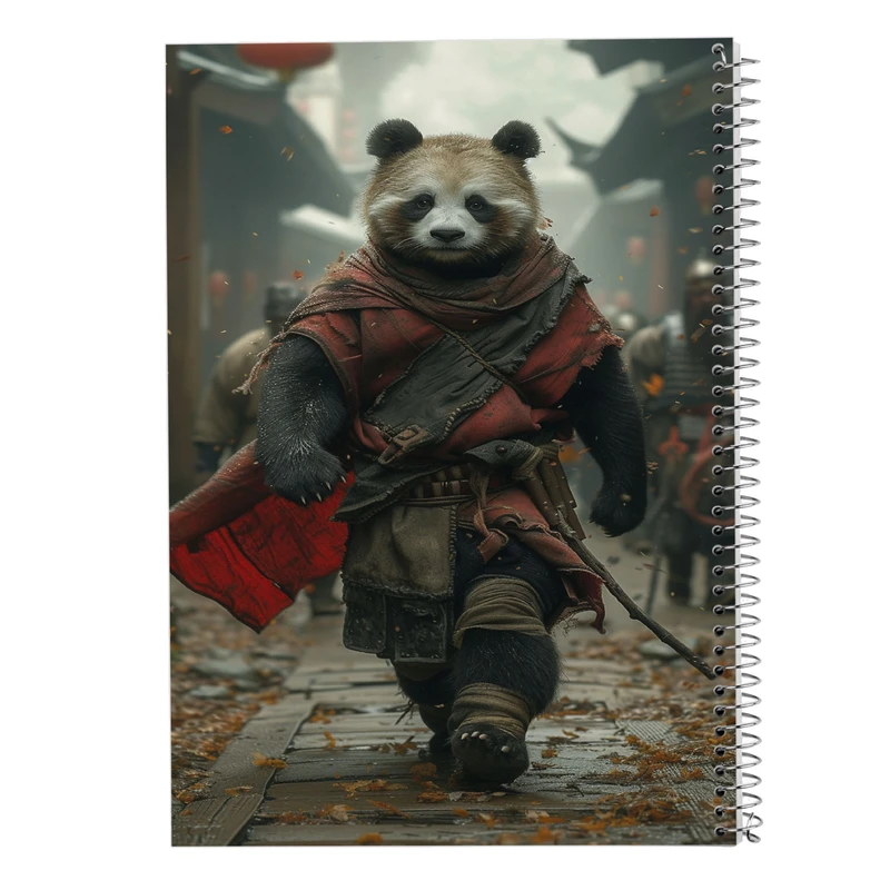 دفتر شطرنجی 50 برگ مدوپد مدل حیوانات جنگجو کد DF14928