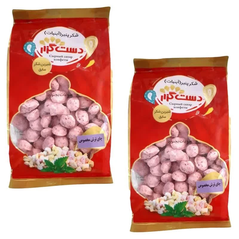 شکر پنیر چای ترش دست گزار - 400 گرم مجموعه 2 عددی
