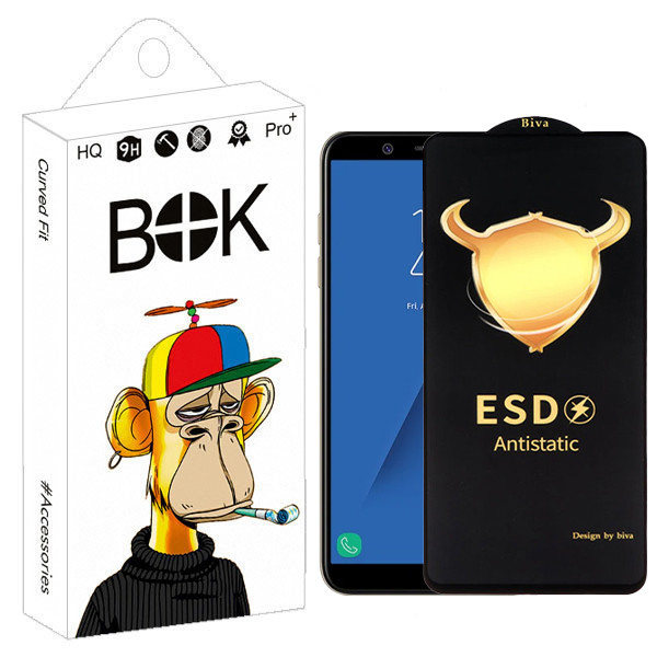 محافظ صفحه نمایش بوک مدل Biva Antistatic Touch مناسب برای گوشی موبایل سامسونگ Galaxy j6 / A6 2018