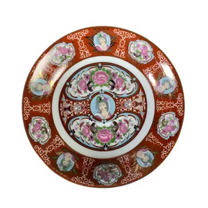 نعلبکی چینی تقدیس طرح خاتون بسته 6 عددی