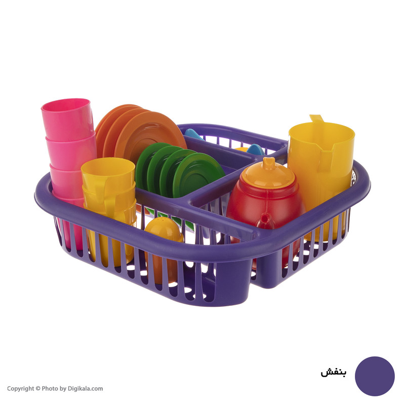 ست اسباب بازی آشپزخانه زرین تویز طرح سبد آبچکان مدل M9