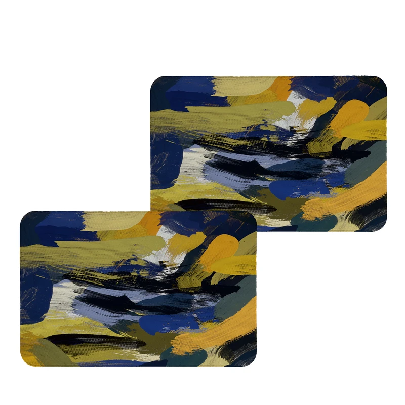 زیربشقابی طرح رنگ کد 9152 بسته 2 عددی 