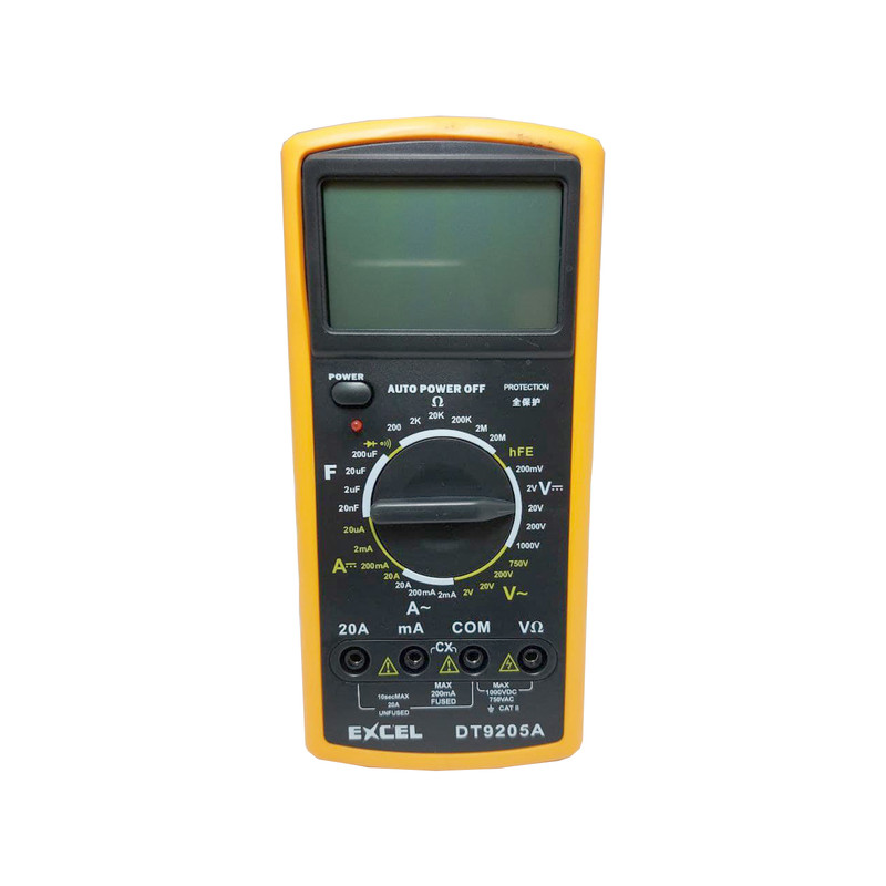 مولتی متر دیجیتال اکسل مدل DT9205A مولتی متر دیجیتال اکسل مدل DT9205A
