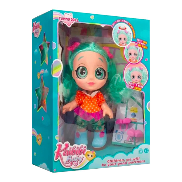 عروسک طرح Kaibibi Baby کد BLD312 ارتفاع 27 سانتی متر