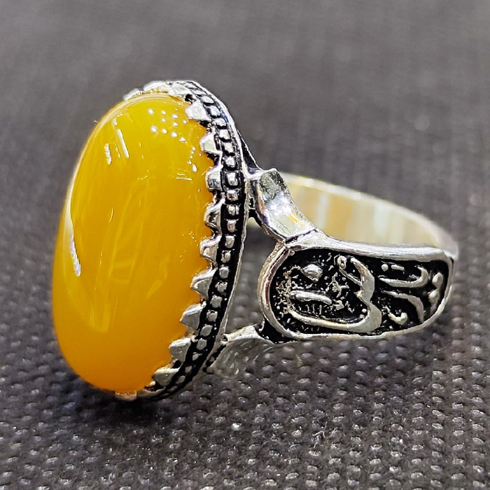 انگشتر نقره مردانه مدل سنگ شرف الشمس طرح یا امام رضا کد 22300 انگشتر نقره مردانه مدل سنگ شرف الشمس طرح یا امام رضا کد 22300