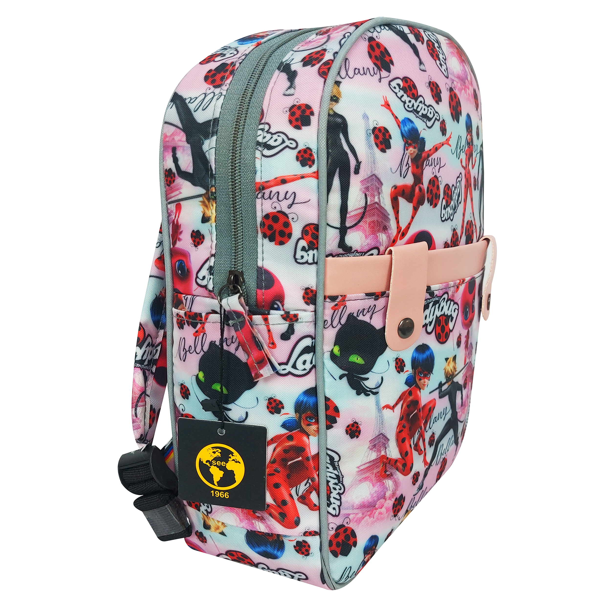 کوله پشتی بچگانه سیی مدل دختر کفشدوزکی و پسر گربه ای کد 225.12