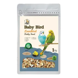 غذای مرغ عشق بیبی برد مدل هفت تخم وزن 1 کیلوگرم