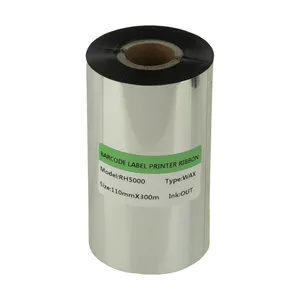ریبون پرینتر لیبل زن مدل WAX 110mm x 300m