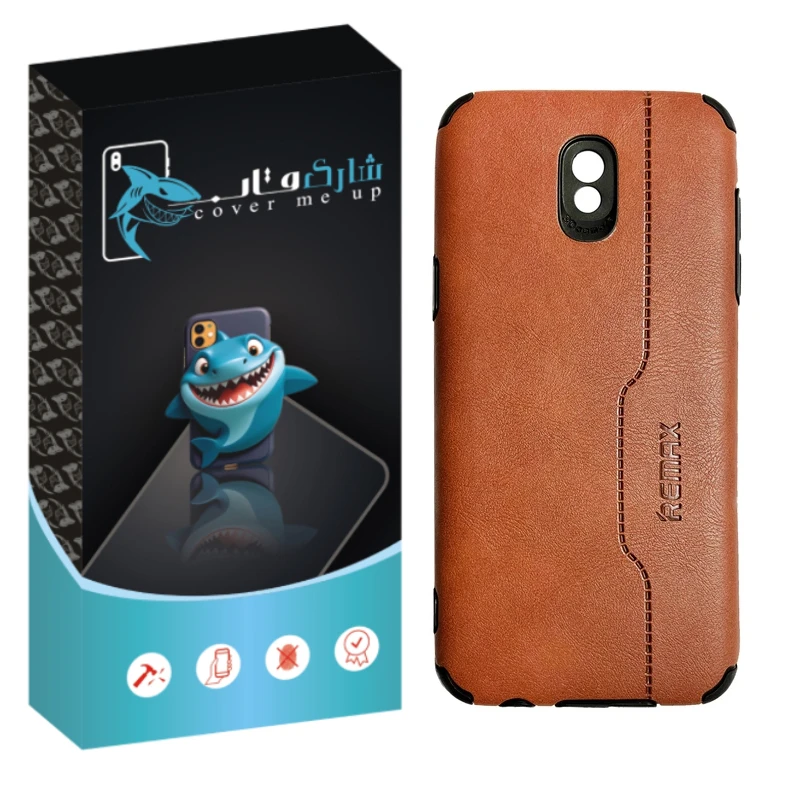 کاور شارک قاب مدل چرم RMX مناسب برای گوشی موبایل سامسونگ Galaxy J5 Pro / J530
