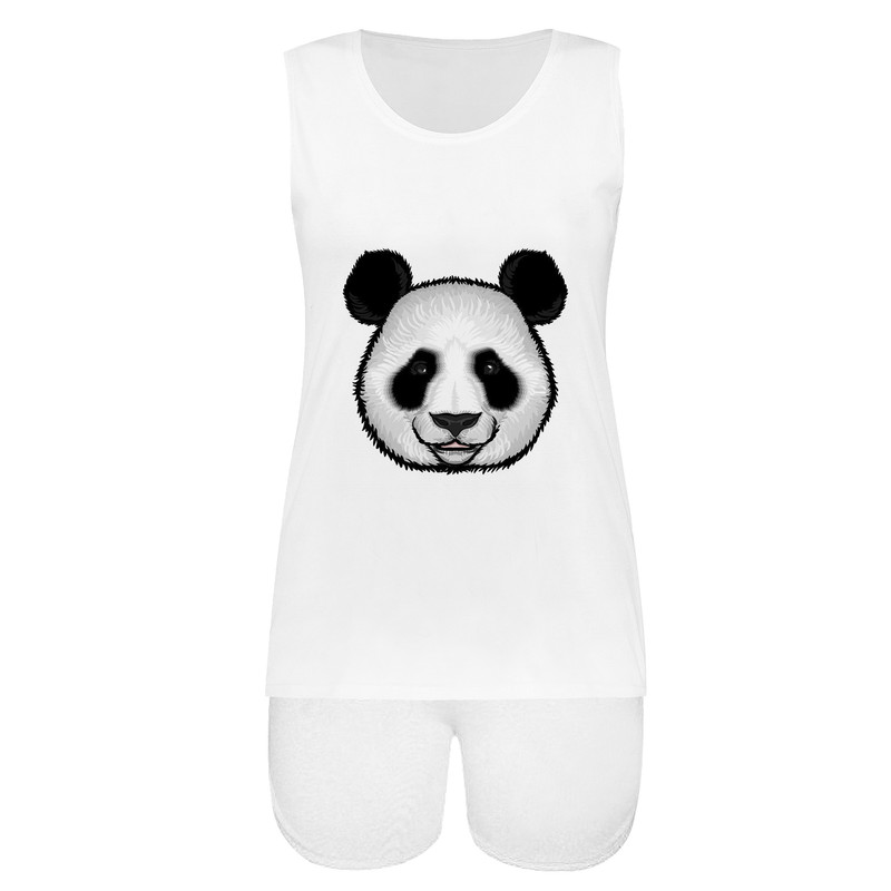 ست تاپ و شلوارک زنانه مدل KHSH 0004-040 