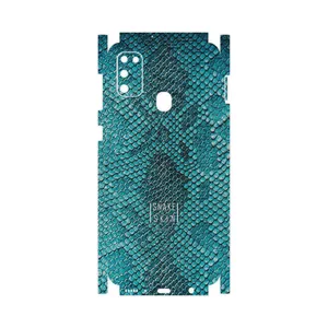 MAHOOT Blue Snake Skin-FullSkin Cover Sticker for Samsung Galaxy M21
