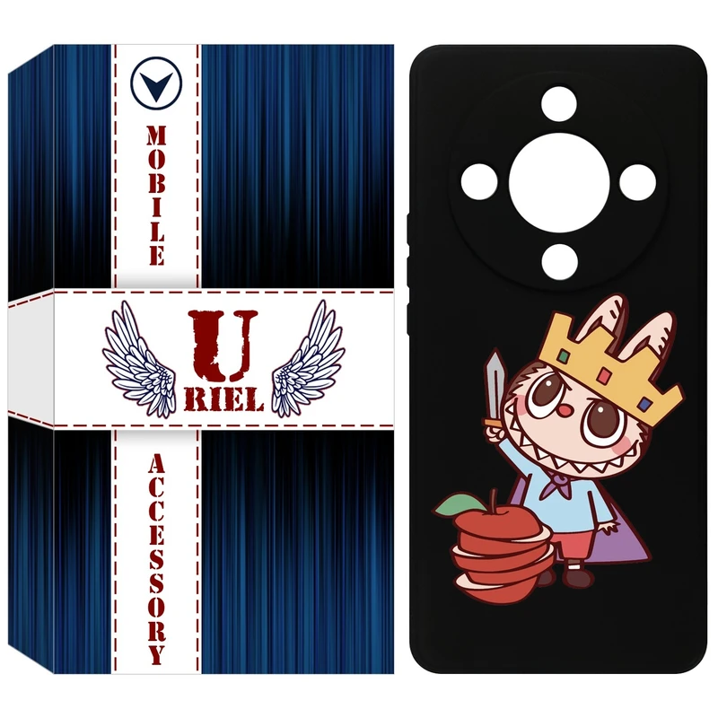 کاور یوریل مدل KSH کد 120 طرح عروسک لبوبو مناسب برای گوشی موبایل آنر X9b / X50 / Magic6 Lite