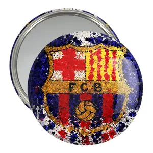 آینه جیبی خندالو مدل باشگاه بارسلونا FC Barcelona  کد 2031