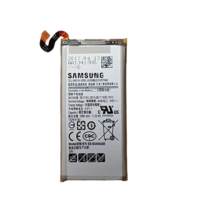 باتری موبایل مدل EB-BG950ABE ظرفیت 3000 میلی آمپر ساعت مناسب برای گوشی موبایل سامسونگ Galaxy S8