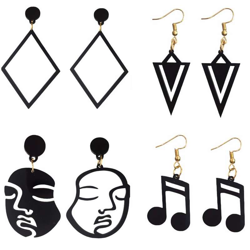 گوشواره دخترانه کد 346 مجموعه 4 عددی