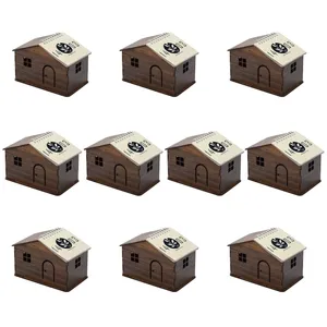 تقویم رومیزی سال 1403 رایان مدل کلبه چوبی بسته 10 عددی