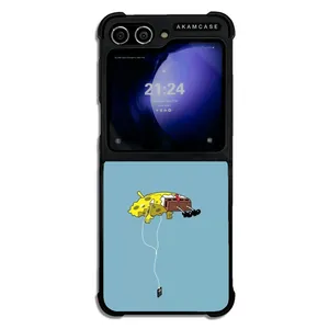 AKAM AMC-WSGZFLIP5-SPONGE BOB1 Cover For Samsung Galaxy Z Flip 5