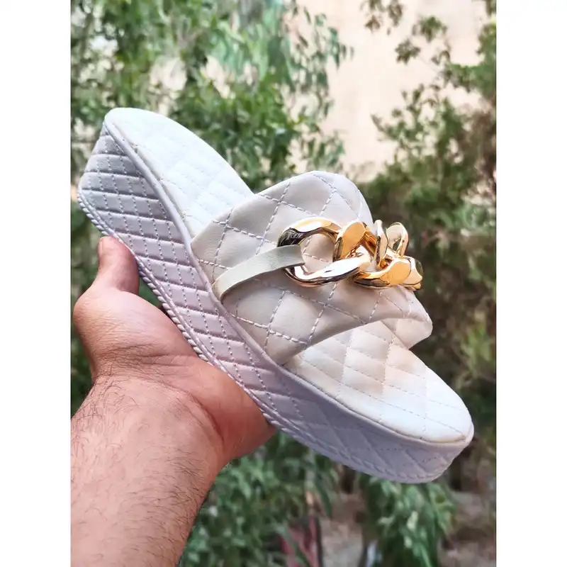 صندل زنانه مدل A-14 کد 44 رنگ سفید