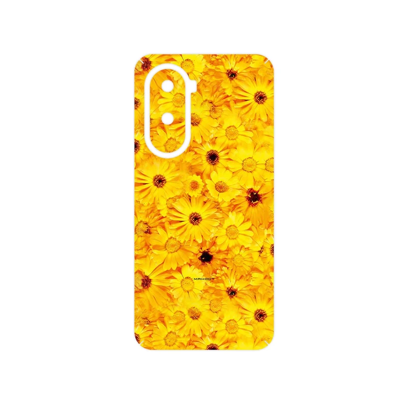برچسب پوششی ماهوت مدل Yellow_Flower مناسب برای گوشی موبایل شیائومی Poco M7 4G