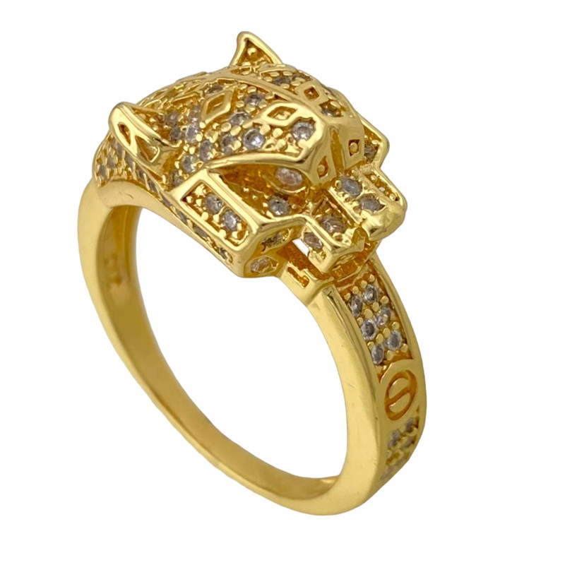 انگشتر زنانه ژوپینگ مدل ببر کارتی کد R4374