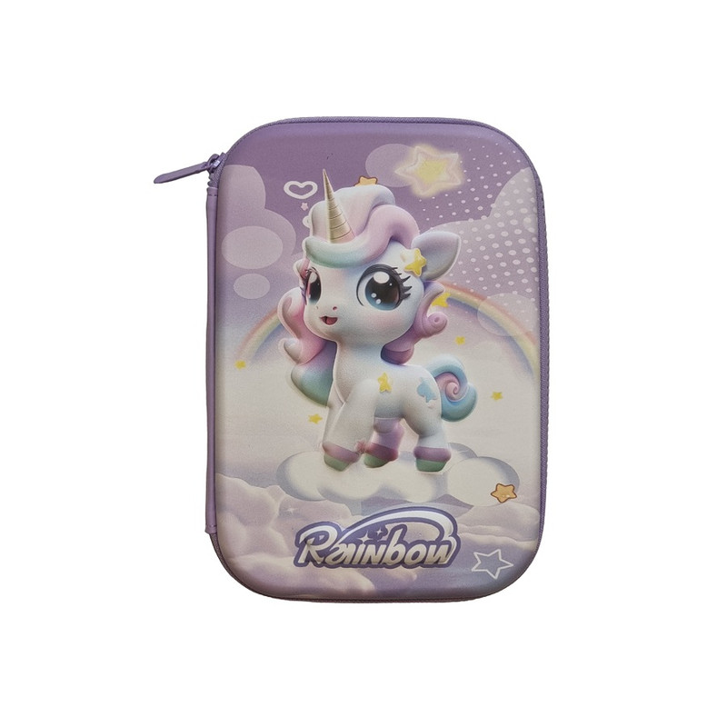 جامدادی مدل فانتزی سیلیکونی طرح یونیکورن و ستاره ها کد 5965-V-130