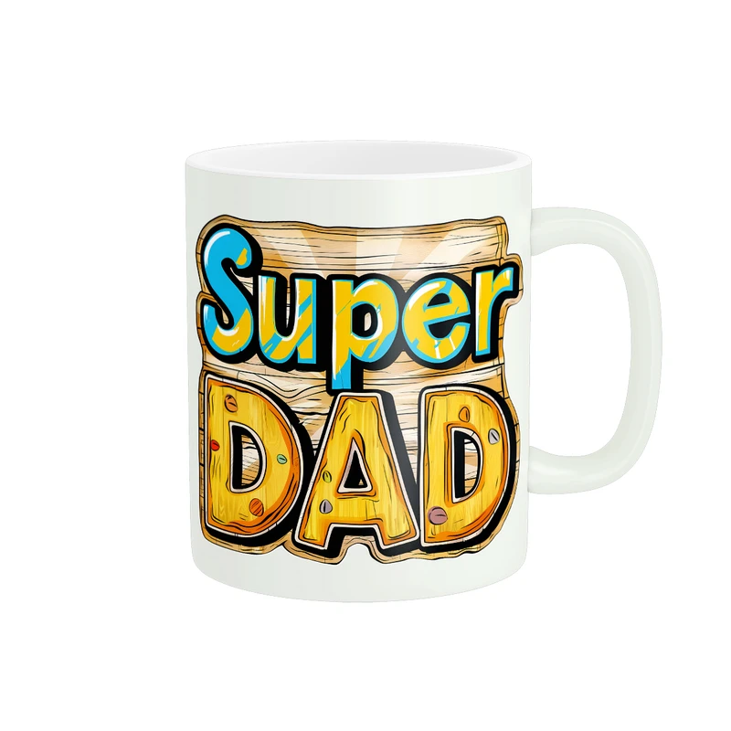 ماگ پادآفرین مدل روز پدر روز مرد طرح Super Dad کد PM1072