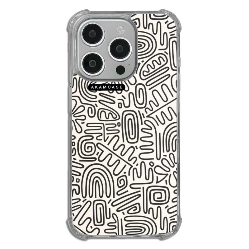 کاور آکام مدل AMC-WTA15PRO-DOODLE10 مناسب برای گوشی موبایل اپل iPhone 15 Pro