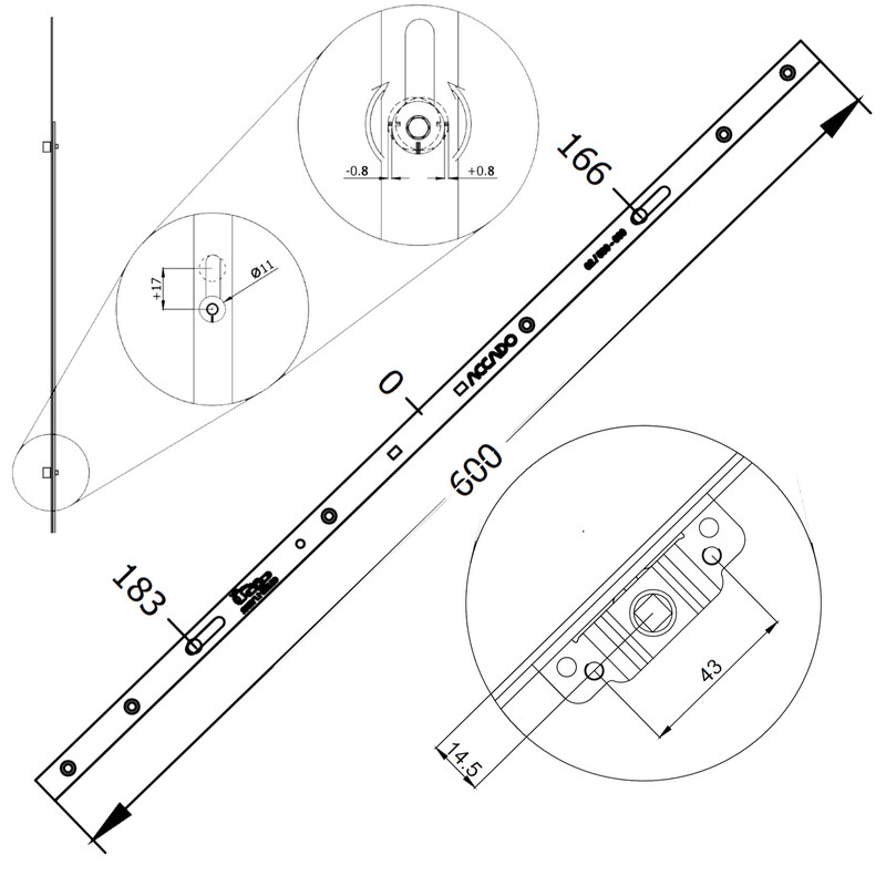 قفل در آکادو مدل 10071.0280.0.2 قفل در آکادو مدل 10071.0280.0.2