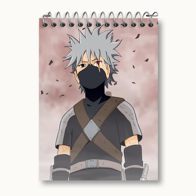 دفتر یادداشت 50 برگ خندالو مدل هاتاکه کاکاشی انیمه ناروتو Naruto کد 11269