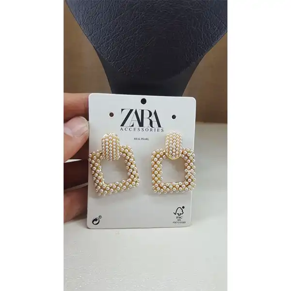 گوشواره زنانه  مدل قاب کد 1