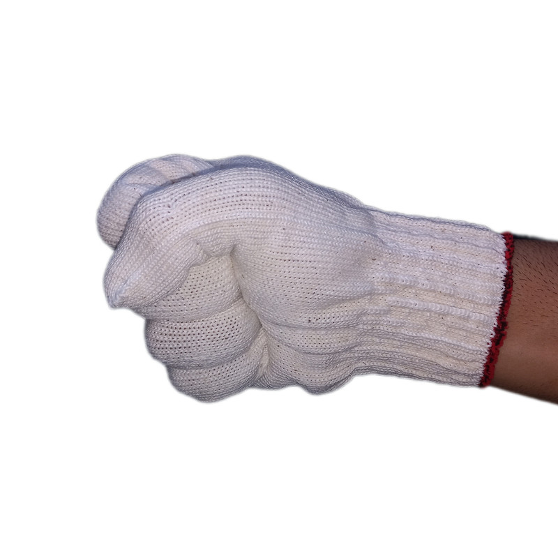 دستکش کار مدل نخ پنبه ای مجموعه 5 عددی