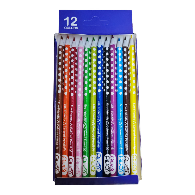 مداد رنگی 12 رنگ آوات مدل زنبوری