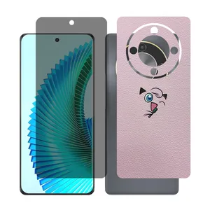 Glass together model privacy screen protector suitable for Honor X9b mobile phone with back cover sticker