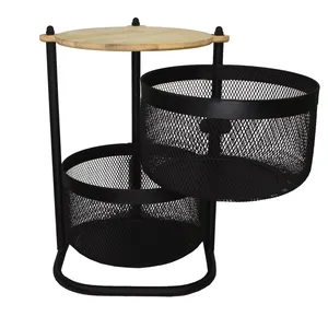 سبد پیاز و سیب زمینی مدل 2 طبقه گرد کد 085