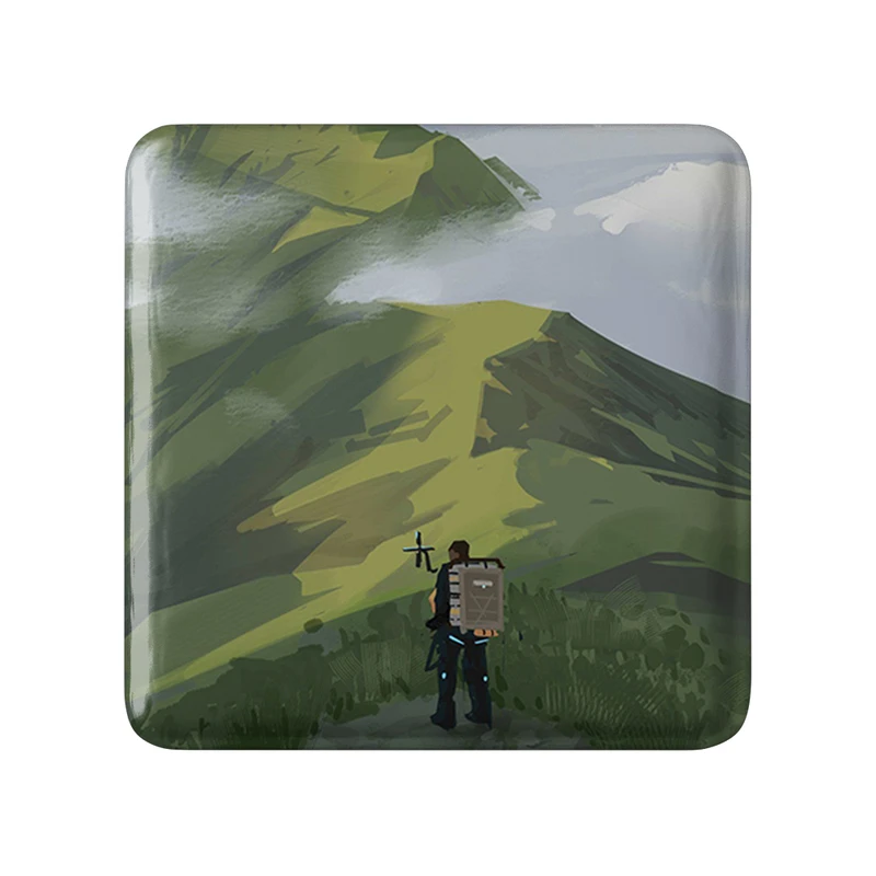 مگنت خندالو طرح بازی دث استرندینگ (Death Stranding) مدل مربعی کد 35152