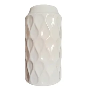 گلدان سرامیکی مدل استوانه