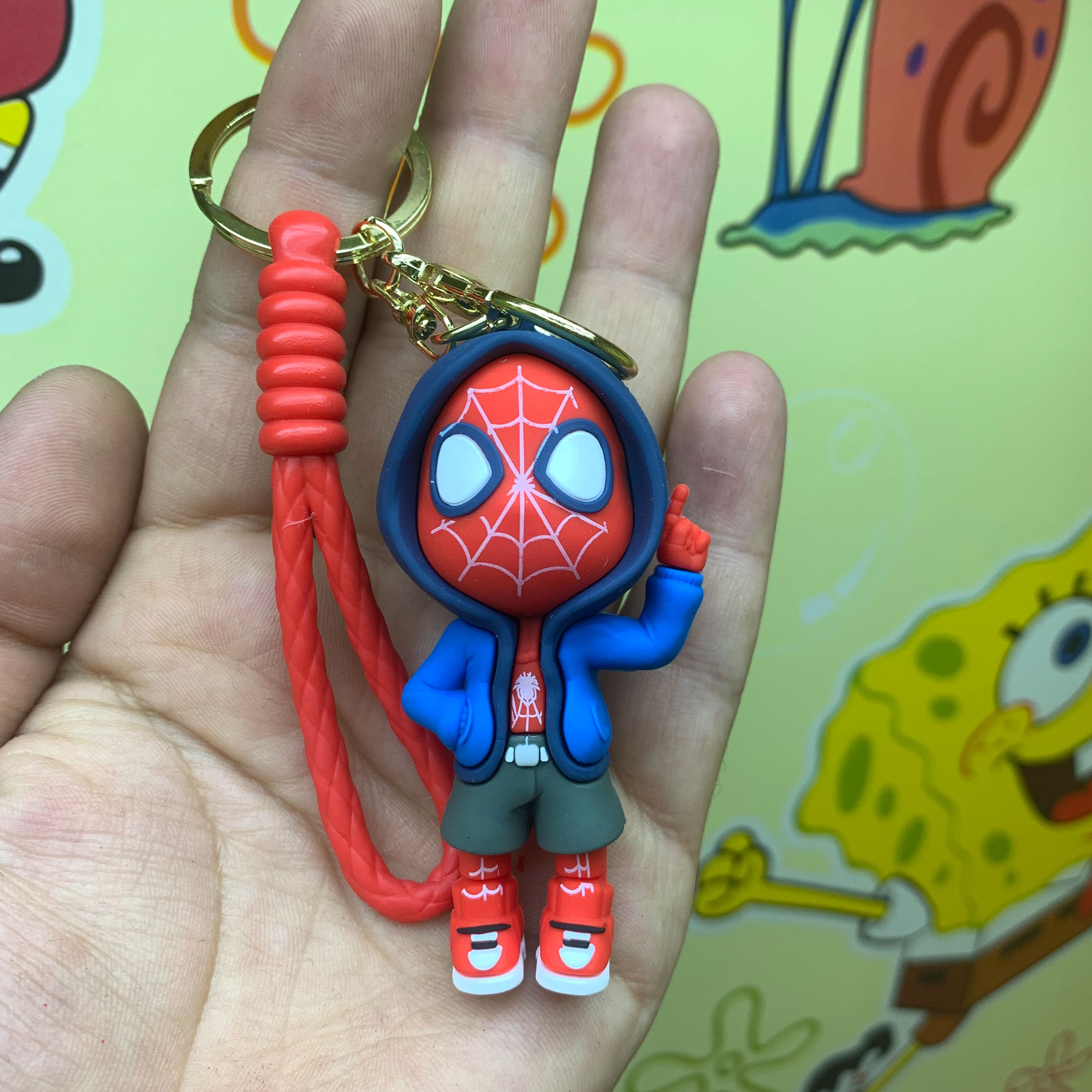 جاکلیدی مدل سیلیکونی طرح مرد عنکبوتی هودی پوش جاکلیدی مدل سیلیکونی طرح مرد عنکبوتی هودی پوش