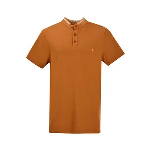 پولوشرت آستین کوتاه مردانه بادی اسپینر مدل 3002 کد 1 رنگ قهوه ای
