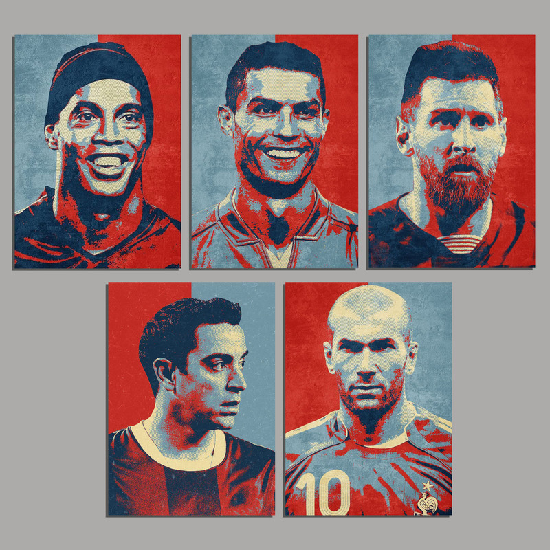 تابلو شاسی مدل فوتبالیست کد LA5401 مجموعه 5 عددی تابلو شاسی مدل فوتبالیست کد LA5401 مجموعه 5 عددی