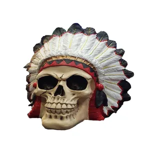 مجسمه طرح اسکلت مدل سرخپوست