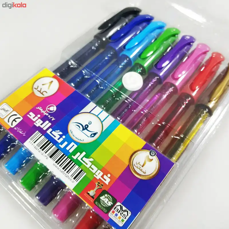 خودکار سفیر مدل الوند بسته 8 عددی